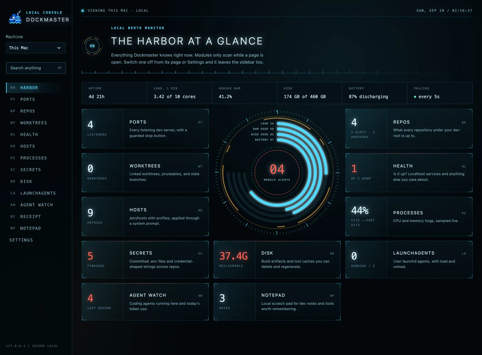 Dockmaster screenshot