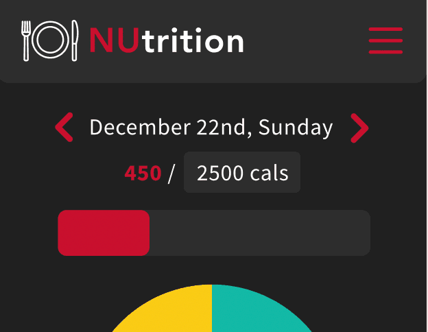 NUtrition screenshot